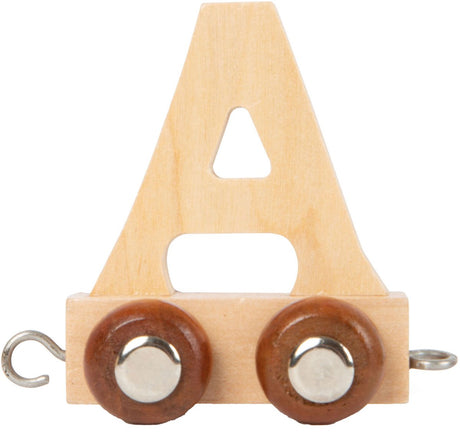 Small foot - train de lettres en bois - a - 12 pièces