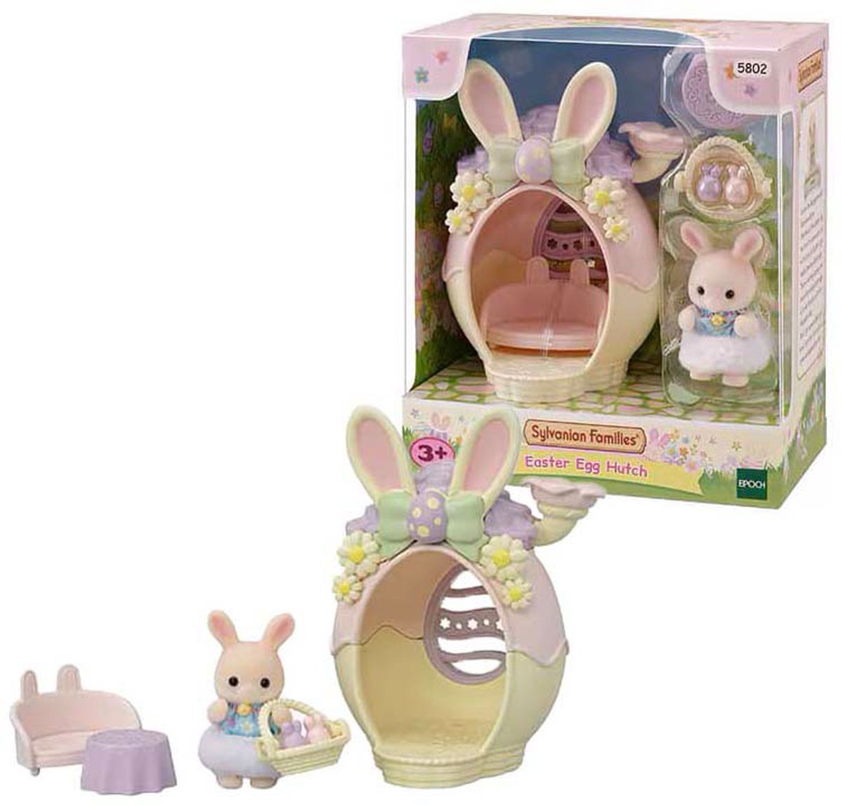 Familles Sylvanian 5802 cabane aux œufs de Pâques
