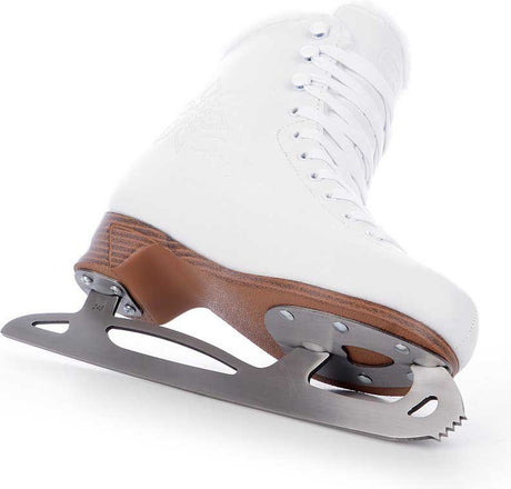 Tempish - Camila Ice - Patins Artistiques - Patinage Sur Glace Femme - Blanc - Support De Cheville Renforcé Design Blanc Élégant - Taille EU 37