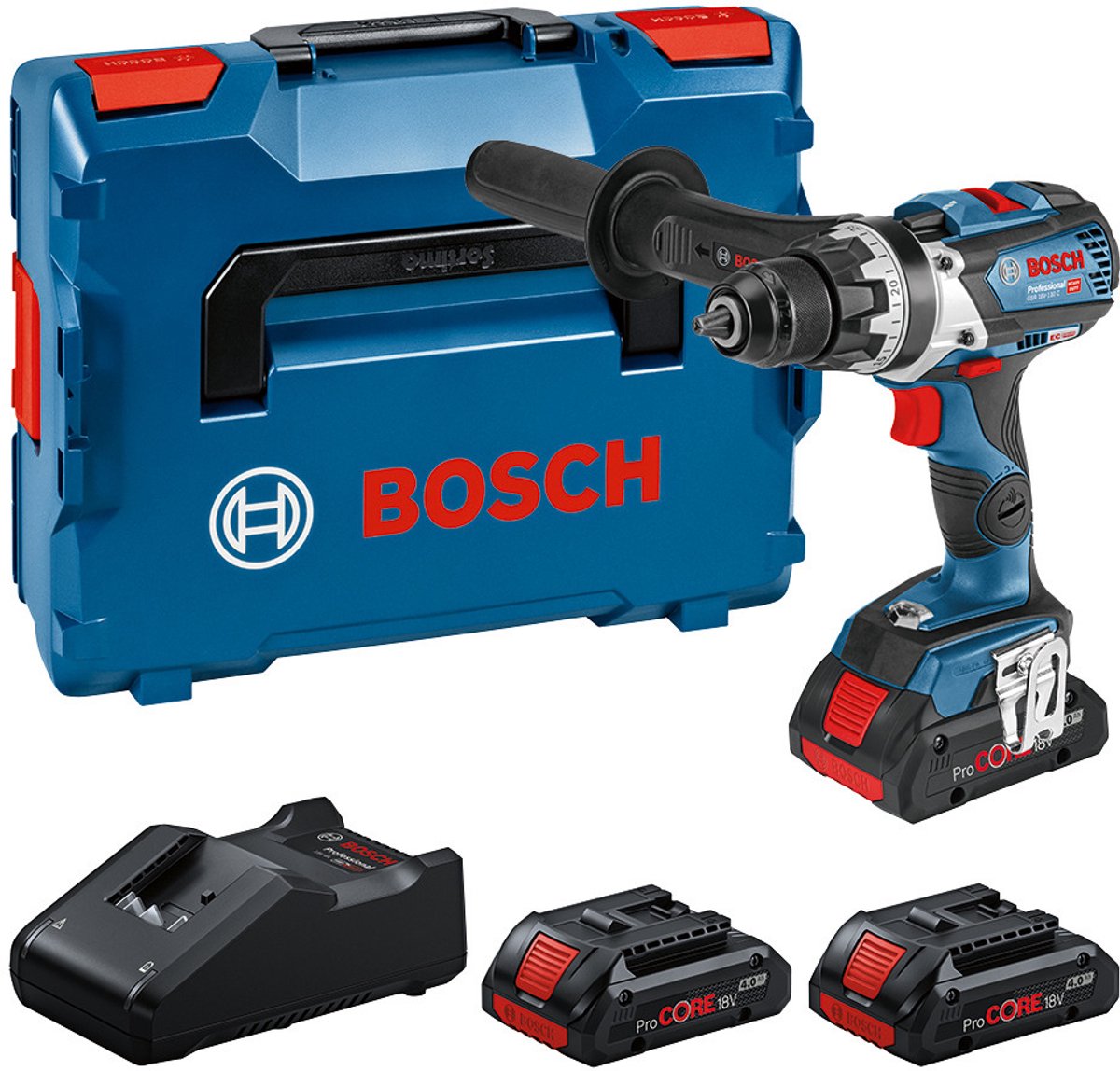 Bosch professional perceuse-visseuse sans fil gsr 18v-110 c 18v 3x 4,0ah en l-boxx - 0615a5002s