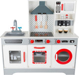 Small foot - cuisine ludique en bois avec lave-linge, 12 pcs.