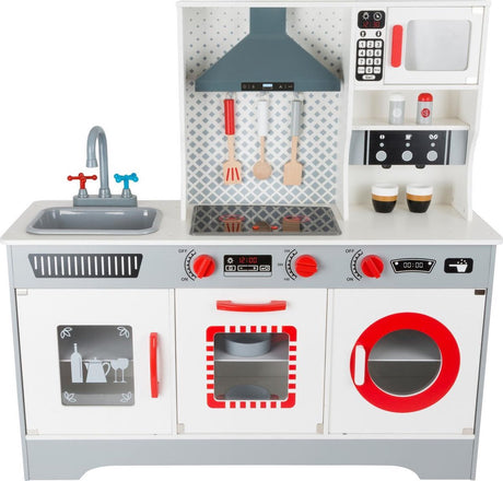 Small foot - cuisine ludique en bois avec lave-linge, 12 pcs.