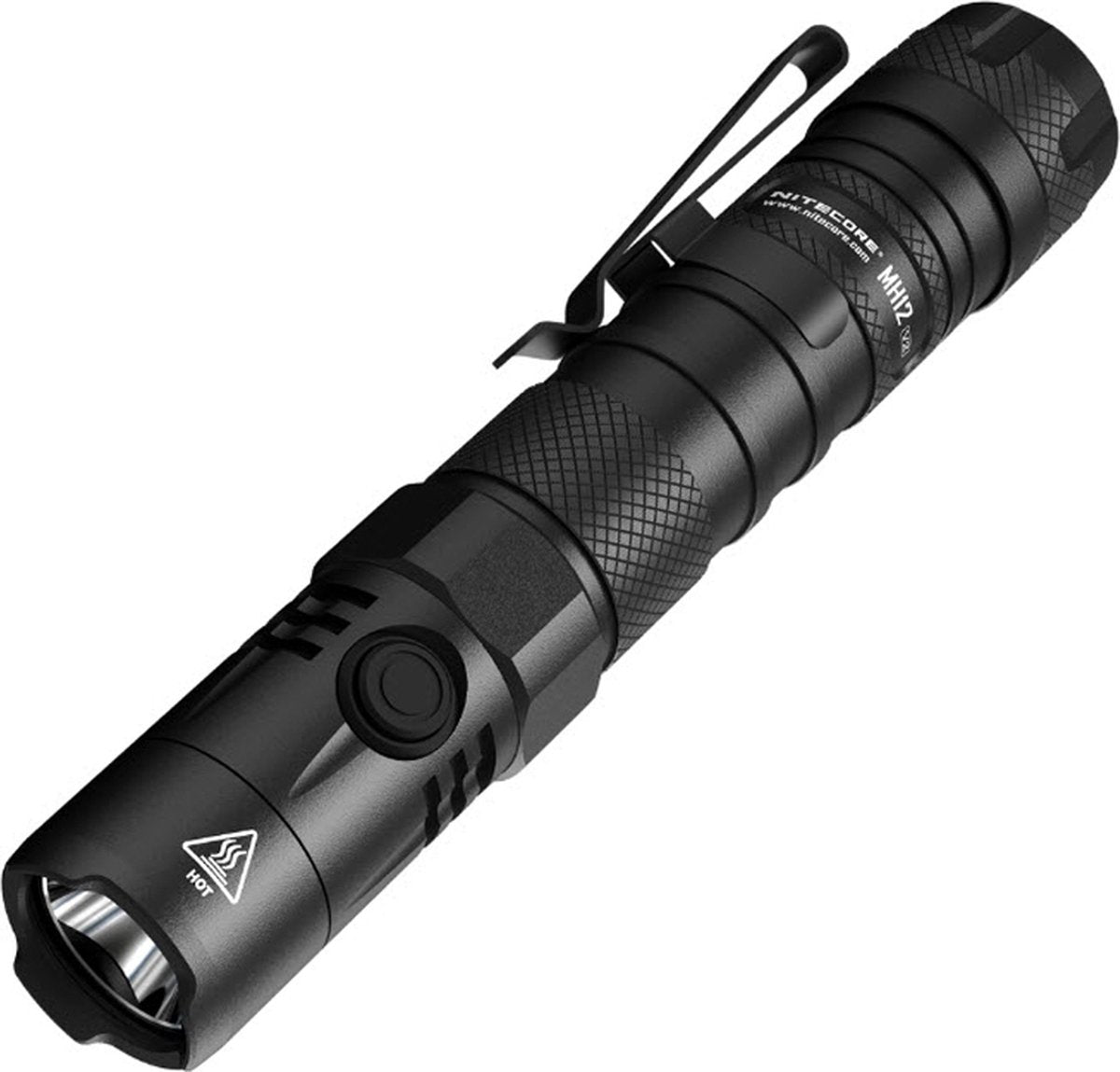 Nitecore mh12 v2 lampe de poche tactique rechargeable