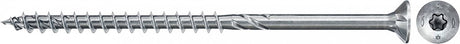 Fischer 670376 vis pour panneaux d'aggloméré power-fast ii 5,0 x 50 tx20 - tête fraisée - filetage partiel - zingué bleu (200 pcs)