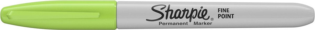 Sharpie pointe fine - marqueur permanent - 1mm - vert lime