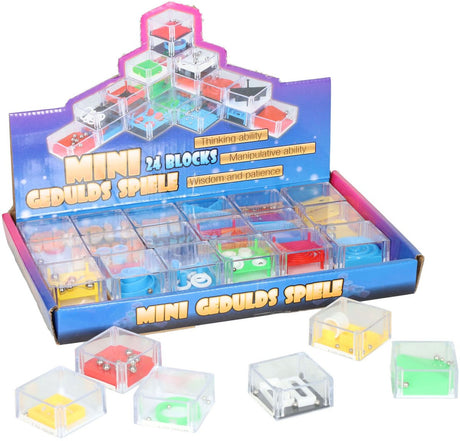 Mini cube de jeu de patience, 24 pcs.