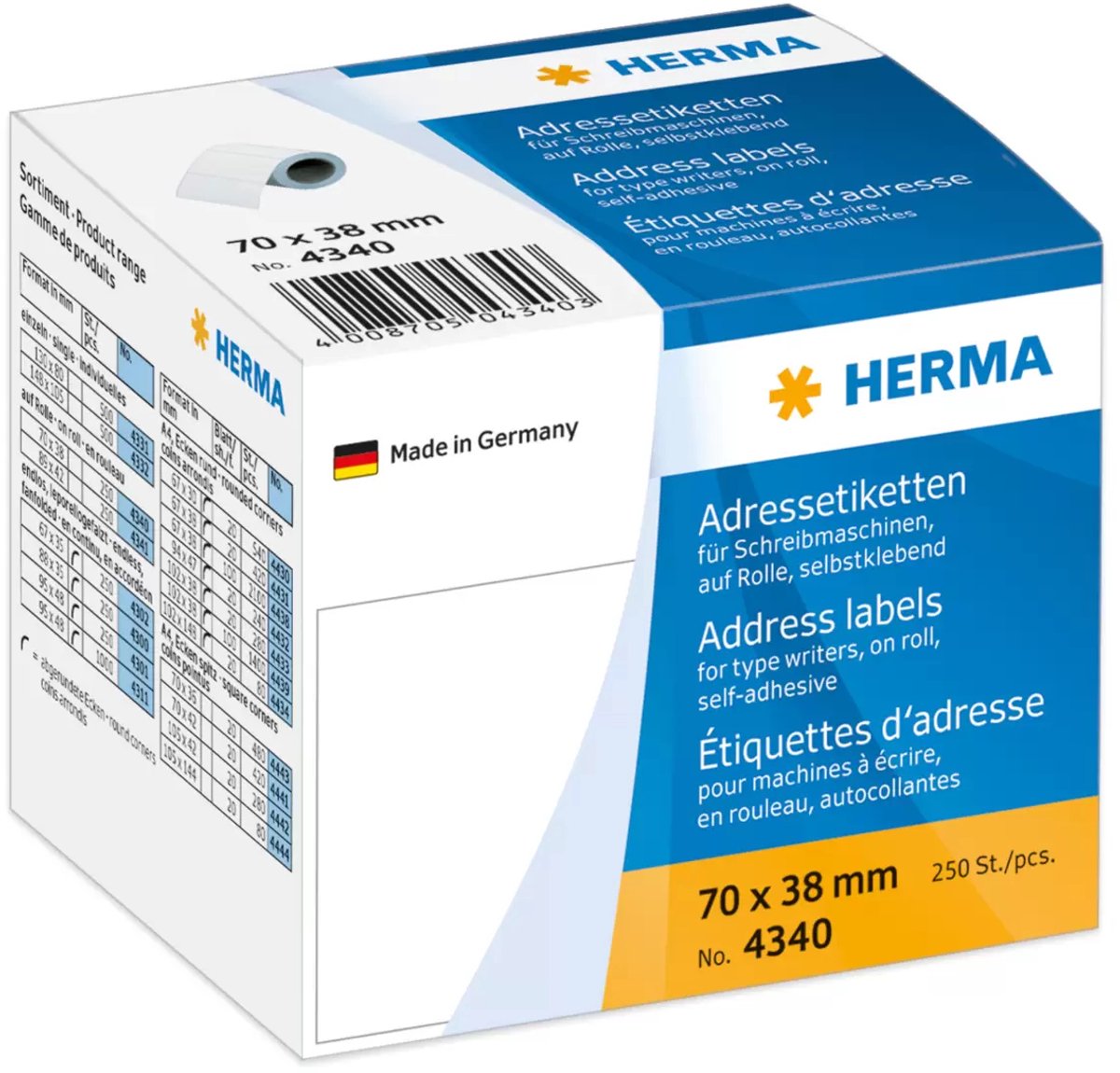 Étiquettes d'adresse Herma 4340 sans marque sans marque