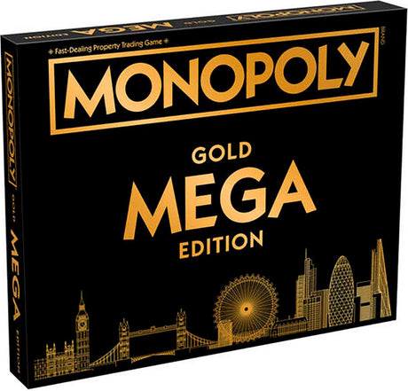 Mouvements gagnants du Monopoly - jeu de société - mega gold - Anglais