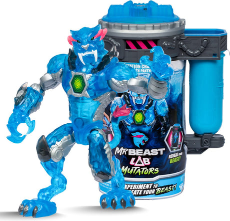 Moose jouets mrbeast laboratoire mutateurs - panthère furtive de la salle de mutation - créez votre propre figurine d'action mrbeast