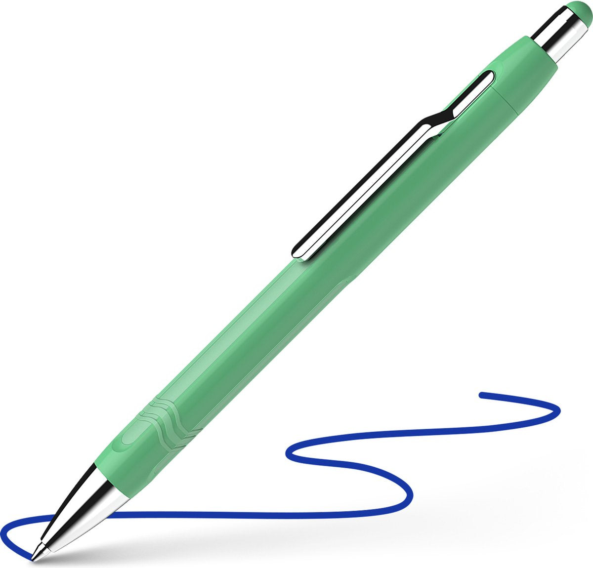 Stylo à bille Schneider instruments d'écriture Schneider - epsilon - vert menthe - encre bleue - largeur d'écriture xb - s-138614