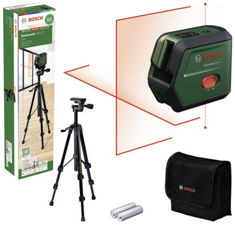 Bosch home and garden universallevel 2 set Portée laser en croix (max.) : 12 m