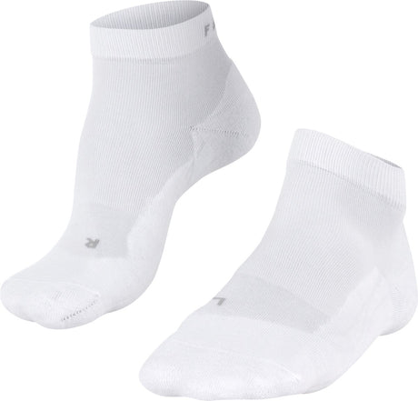 Falke go2 chaussettes de golf courtes en coton anti-ampoules en matériau fonctionnel hommes blanc - taille 44-45