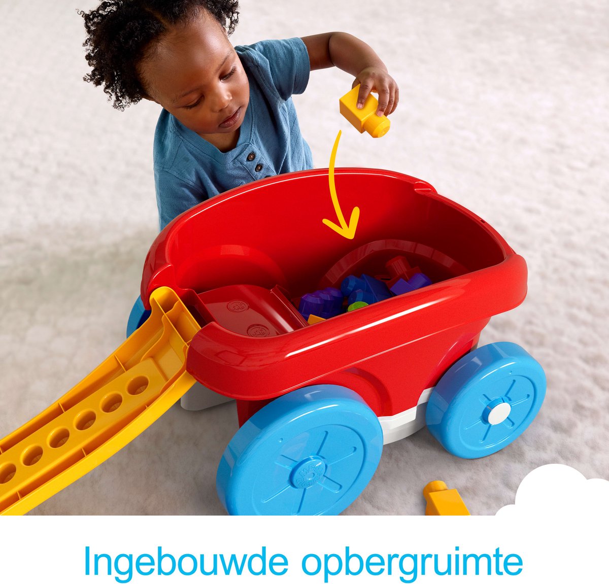 Camion pelle à blocs Mega Bloks First Builders - jouets de construction - 20 pièces