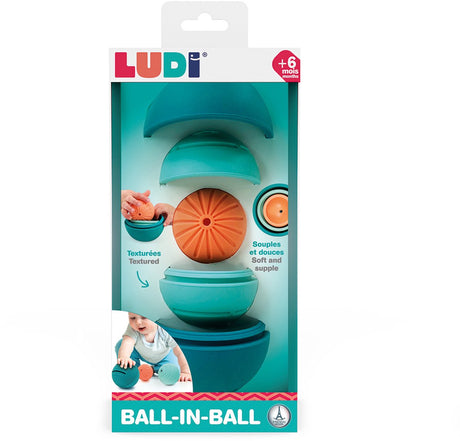 Ludi - balle en balle - motricité - jouets sensoriels - jouets moteurs - jouets pour tout-petits