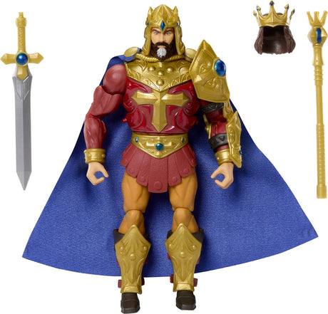 Mattel Les Maîtres de l'Univers : Nouvelle figurine Eternia Masterverse King Randor figurine articulée 18 cm