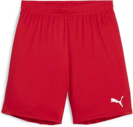 Puma teamgoal shorts jr pantalon de sport unisexe - rouge-blanc