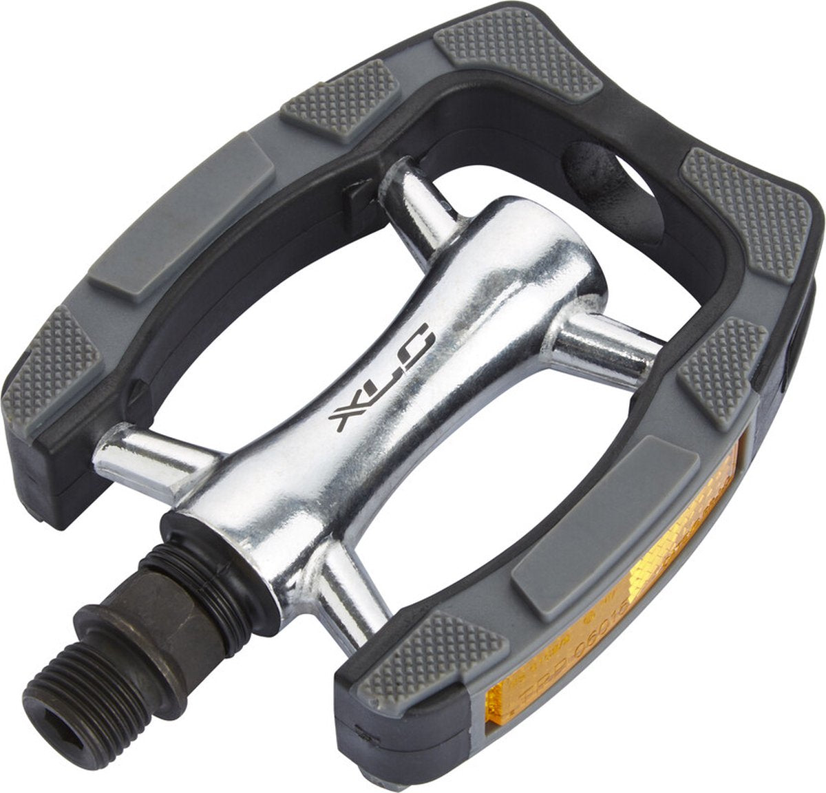 XLC Comfort PD-C07 – pédales de vélo vélo de ville – antidérapantes – 9 16 – aluminium PVC – noir gris argent