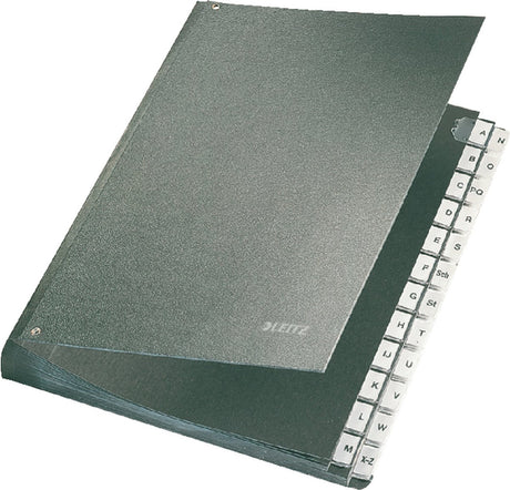 Dossier de bureau Leitz carton - onglets a-z - a4 - noir