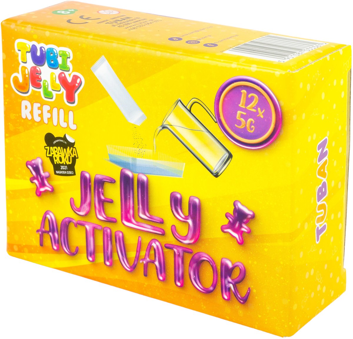Tuban jouet éducatif activateur pour tubi jelly 12 x 5 g multicolore.