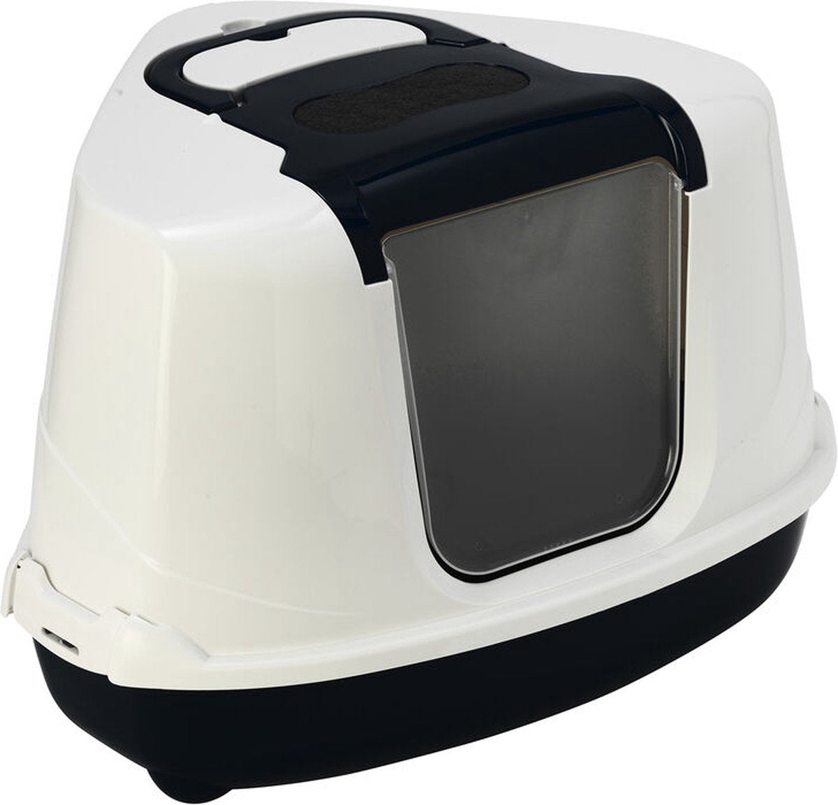 Coin rabattable de toilettes modernes pour chat 557x45