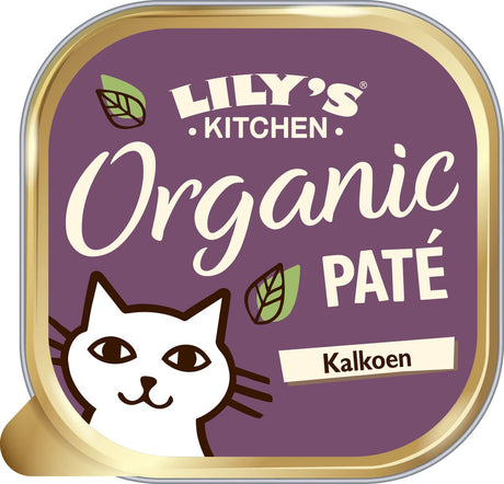 Lily's Kitchen - nourriture pour chat - nourriture humide - pâté de dinde biologique - 19 x 85 g