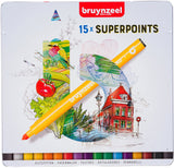 Bruynzeel feutres super point, 15 pcs.