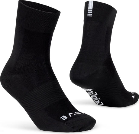 Gripgrab - lightweight sl performance zomer fietssokken 1 paar coolmax wielersport sokken regular cut - zwart - unisex - maat m (41-44)