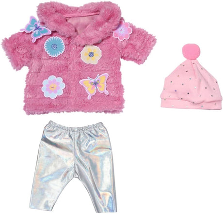 Manteau en peluche Baby born 43 cm - vêtements de poupée