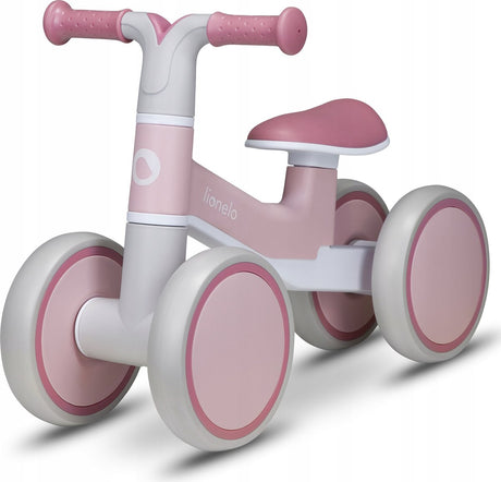 Draisienne Lionelo Villy - légère - 1-3 ans - garçons et filles - jusqu'à 30 kg - 4 roues - fourche avant amortisseur - poignées antidérapantes - selle ergonomique - antivol de direction - cadeau d'anniversaire
