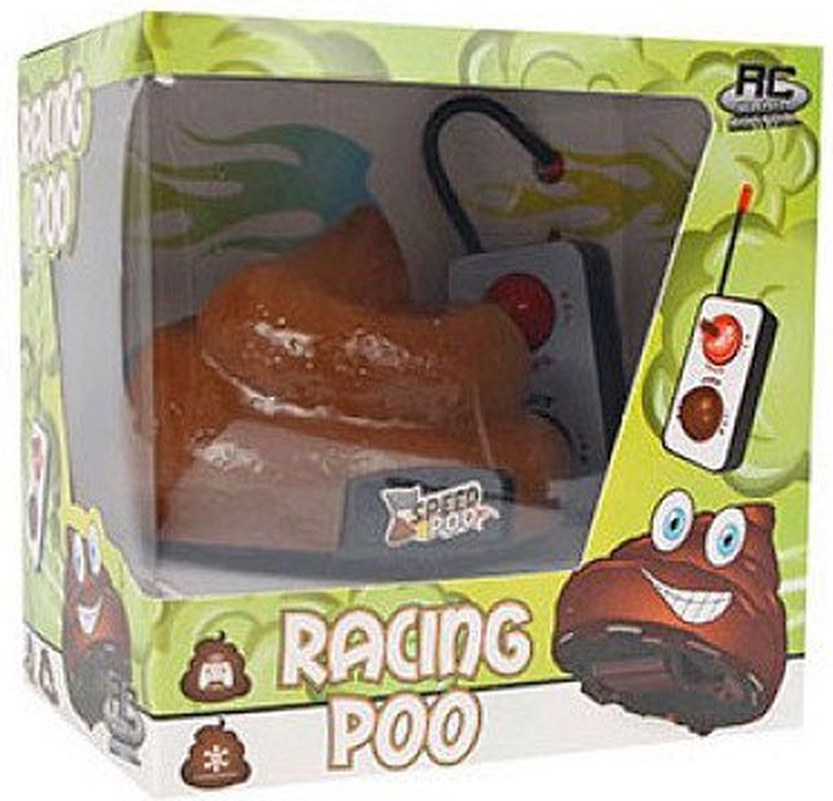 RC Contrôlable Turd avec pet de son