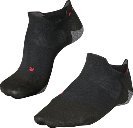 Falke ru5 race invisible anti-ampoules matériau fonctionnel chaussettes de course hommes noir - taille 44-45