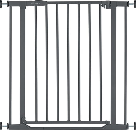 Hauck clear step 2 barrière de sécurité - barrière d'escalier - gris foncé 75-80 cm