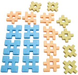 Blocs de gaufres colorés - 21 pcs