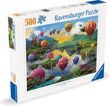 Ravensburger puzzle la vallée des montgolfières, 500 pcs.