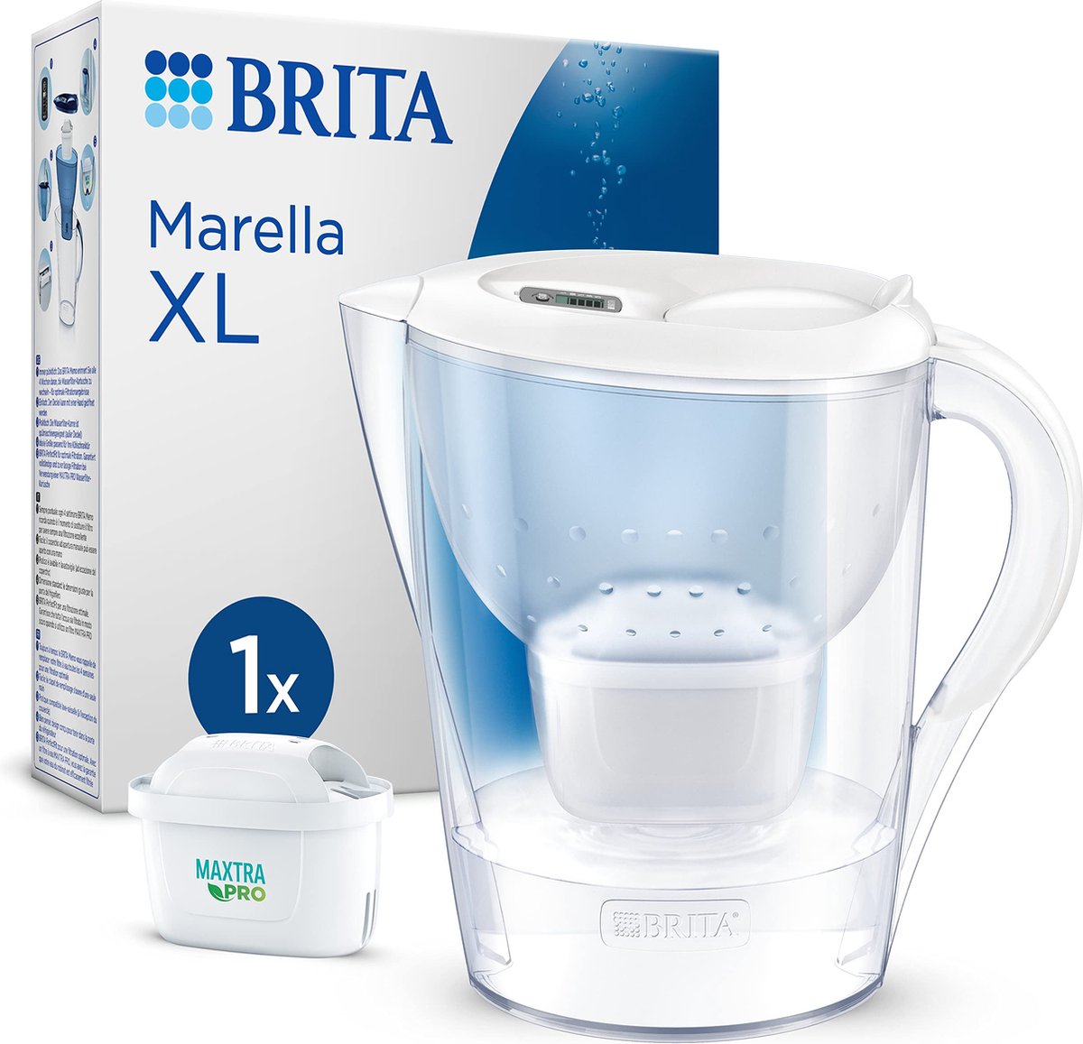 Brita marella xl + 1 filtre maxtra pro pure performance biały