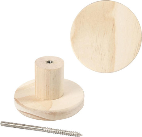 Entreprise créative https: www.ccobby.nl porte-manteau-rond-4-5-cm-7-cm-1-pièce