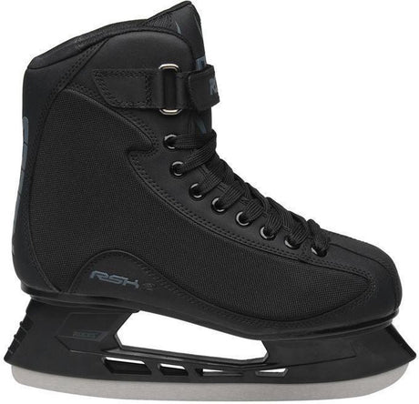 Roces – rsk 2 – patins de hockey sur glace – patins hommes – noirs – construction robuste en fer en acier inoxydable – taille eu 39
