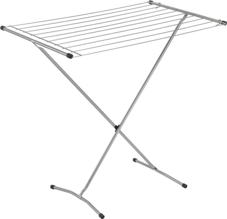 Tomado - étendoir locarno - longueur de séchage 8 mètres - étendoir pliable - gris