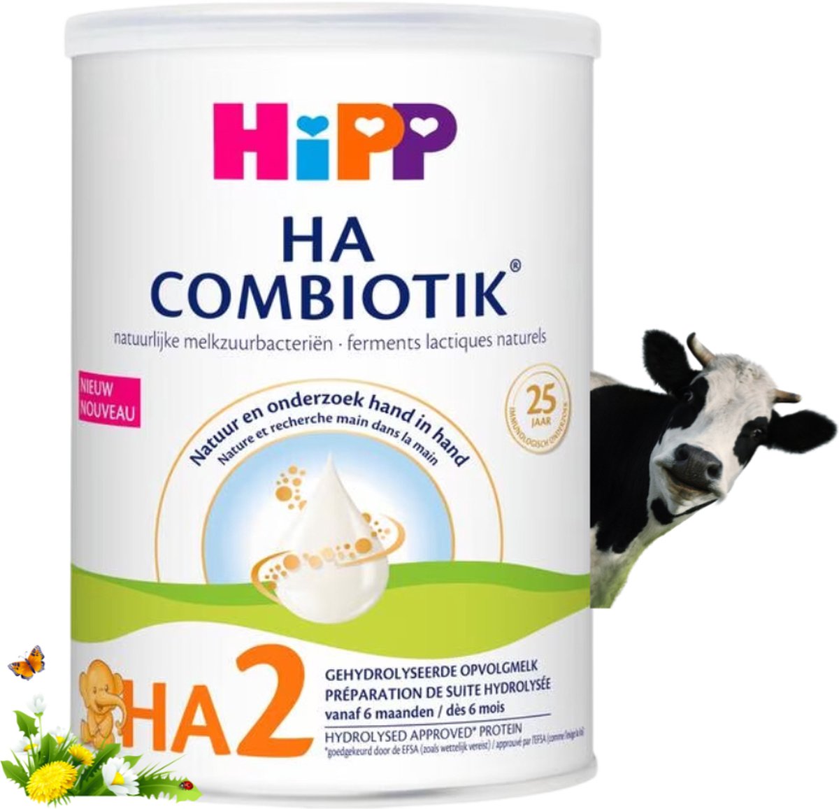 Hipp ha 2 combiotik – lait de suite hypoallergénique bébé – 6+ mois – 800g