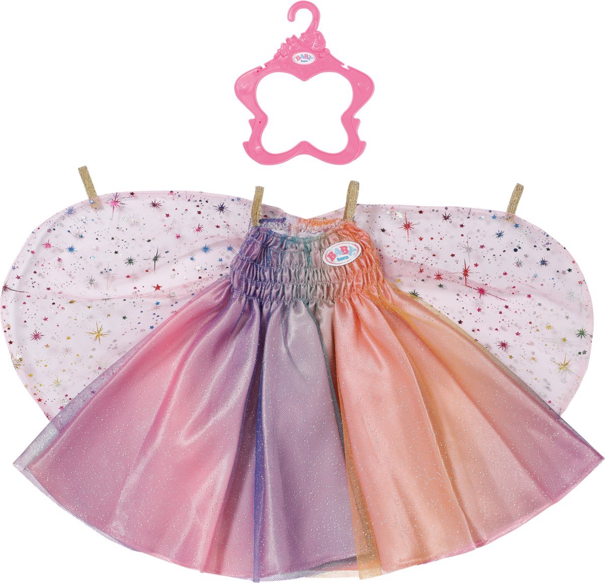 Robe arc-en-ciel Baby Born 43cm