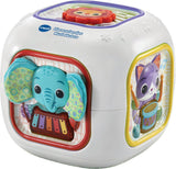 Vtech animal friends music cube - jouets éducatifs - plus de 80 mélodies, chansons, sons et phrases - jouets à partir de 3 mois