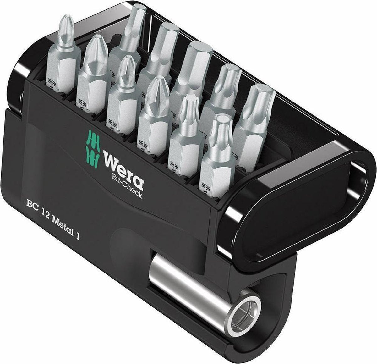 Wera 5057424001 Jeu de 12 embouts Check 12 Metal 1 embout