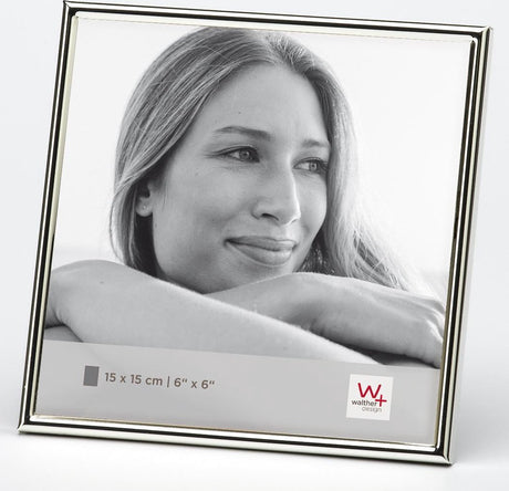 Walther design chloé - cadre photo - format photo 15 x 15 cm - argent