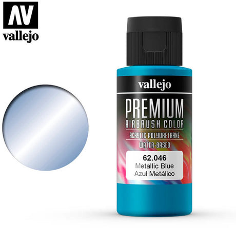 Vallejo premium color bleu métallisé - 60ml - - val-62046