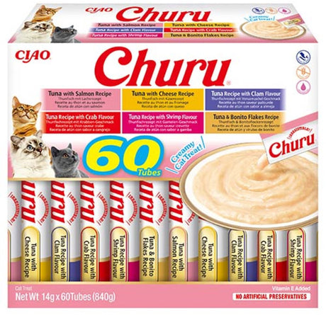 Ciao churu chat purée de thon 60x14 gr