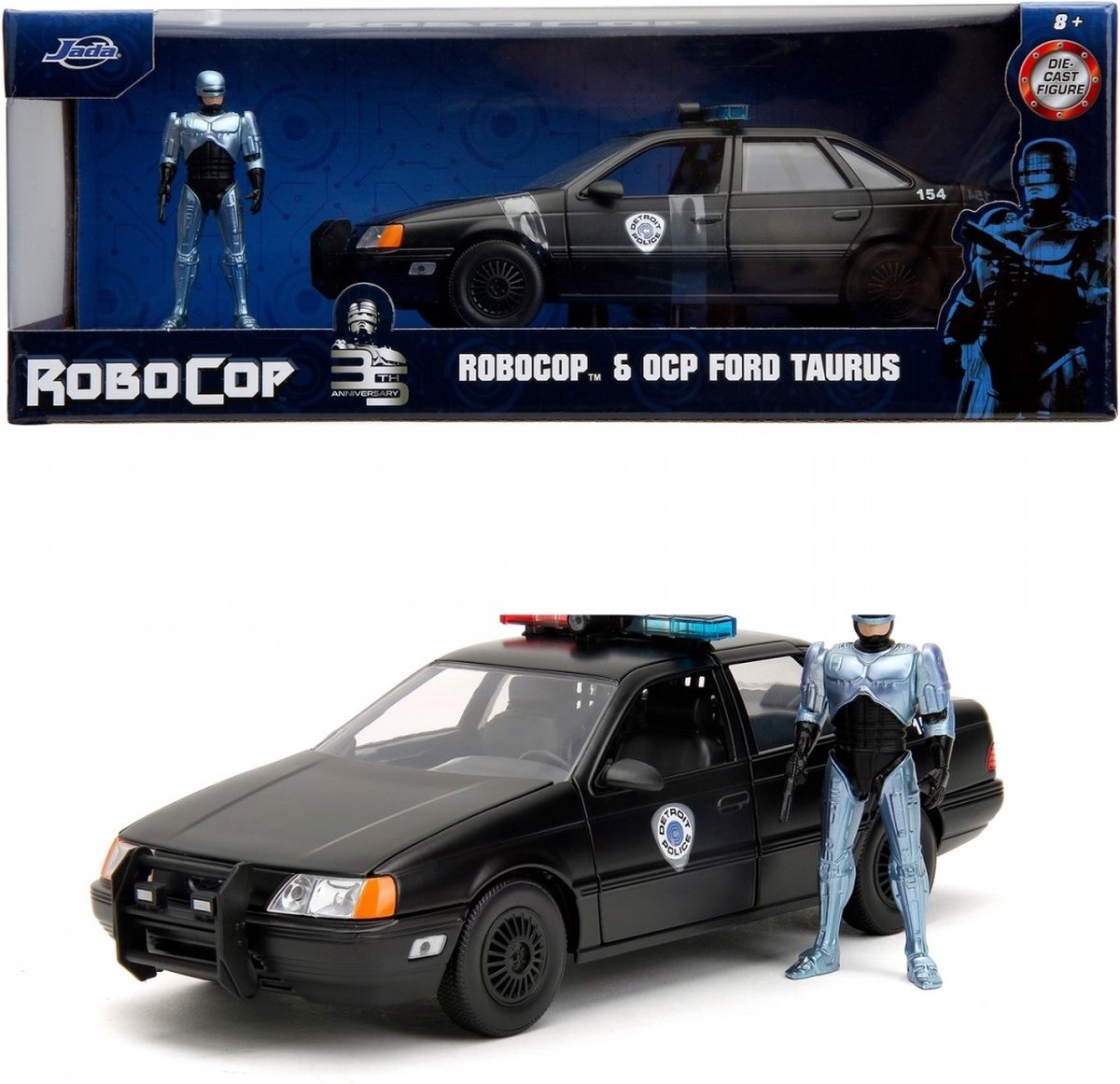 Jada Toys - Robocop 1986 Ford Tarus - voiture jouet - 1:24