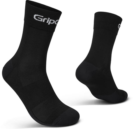 Gripgrab - chaussettes de cyclisme d'été coupe régulière ride 1 paire de chaussettes de cyclisme coolmax - unisexe - noir
