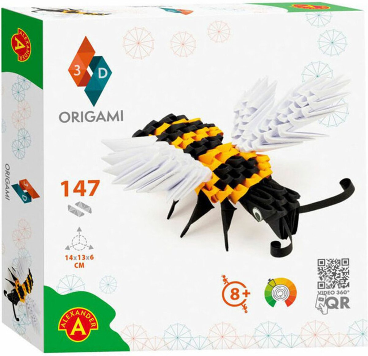 Alexander jouets alexandre - origami 3d - abeille