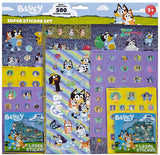 Ensemble de super autocollants Undercover bleu - 500+pcs.