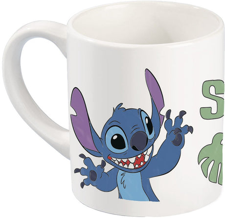 Gobelet à colorier Totum Disney Stitch - set artisanal tasse en céramique incl. peinture et pinceau - astuce cadeau jouets filles et garçons artisanat lilo stitch